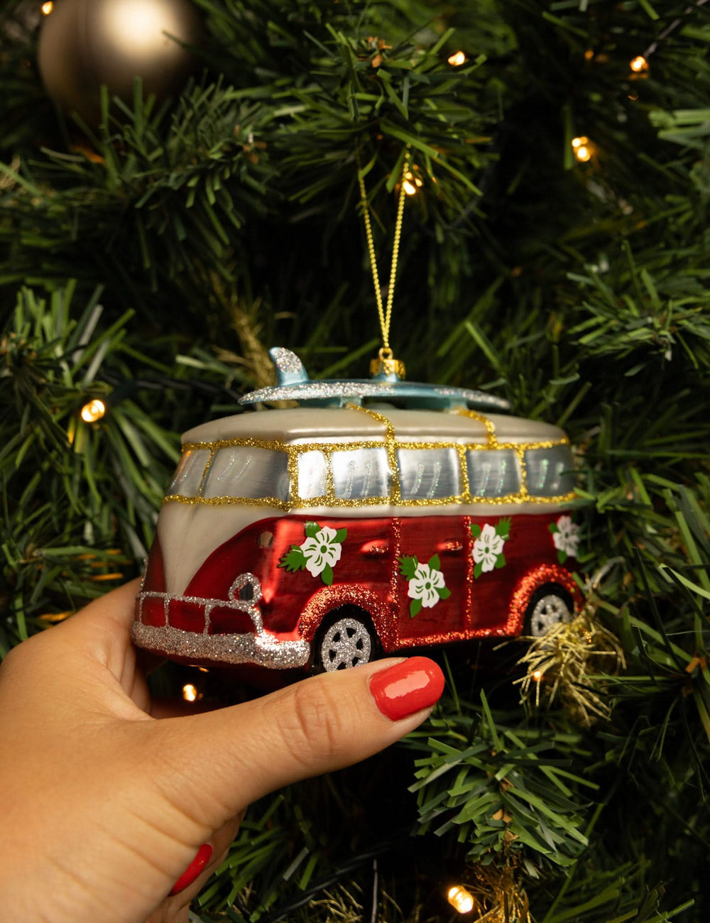 Nordic Light Weihnachtskugel VW T1 Bus 12 cm