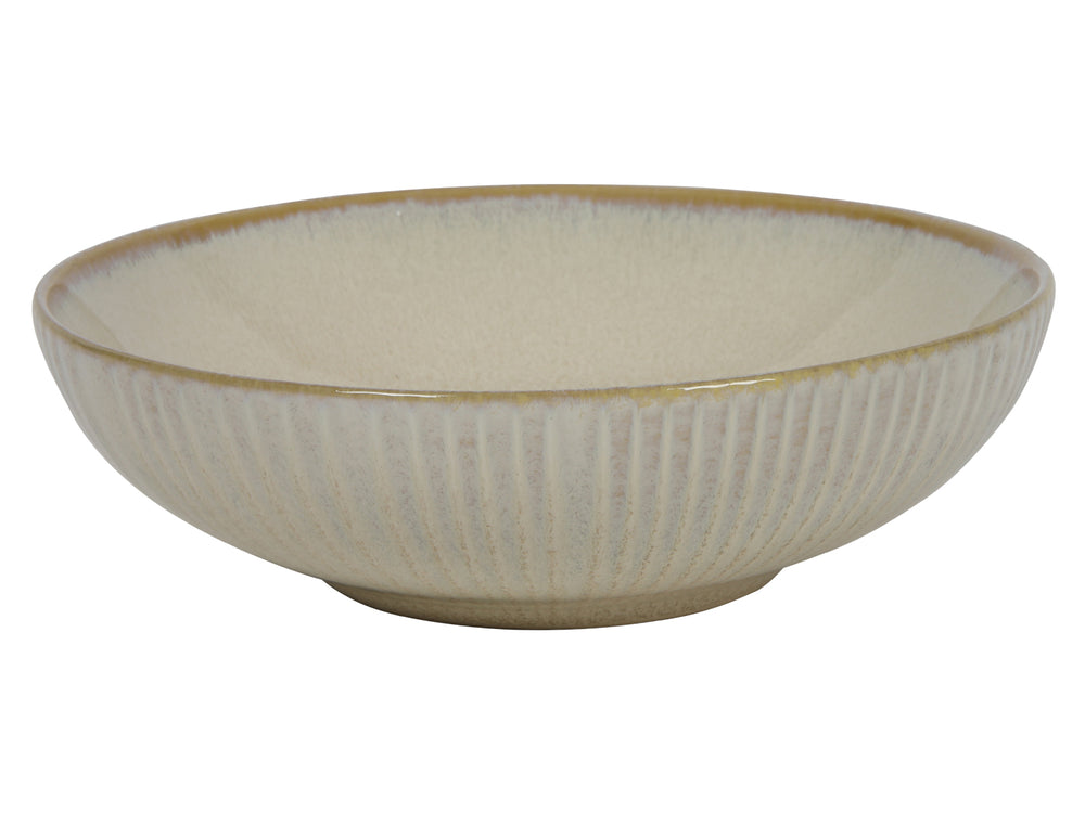 Cookinglife Tiefe Teller Coastal Lines Ocean Beige ø 18 cm - 6 Stück