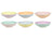 Cookinglife Tiefe Teller / Pastateller Pastel Harmony Ø 23 cm - 6 Stück