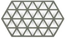 Zone Denmark Topfuntersetzer Triangles - Olive Green - 24 x 14 cm