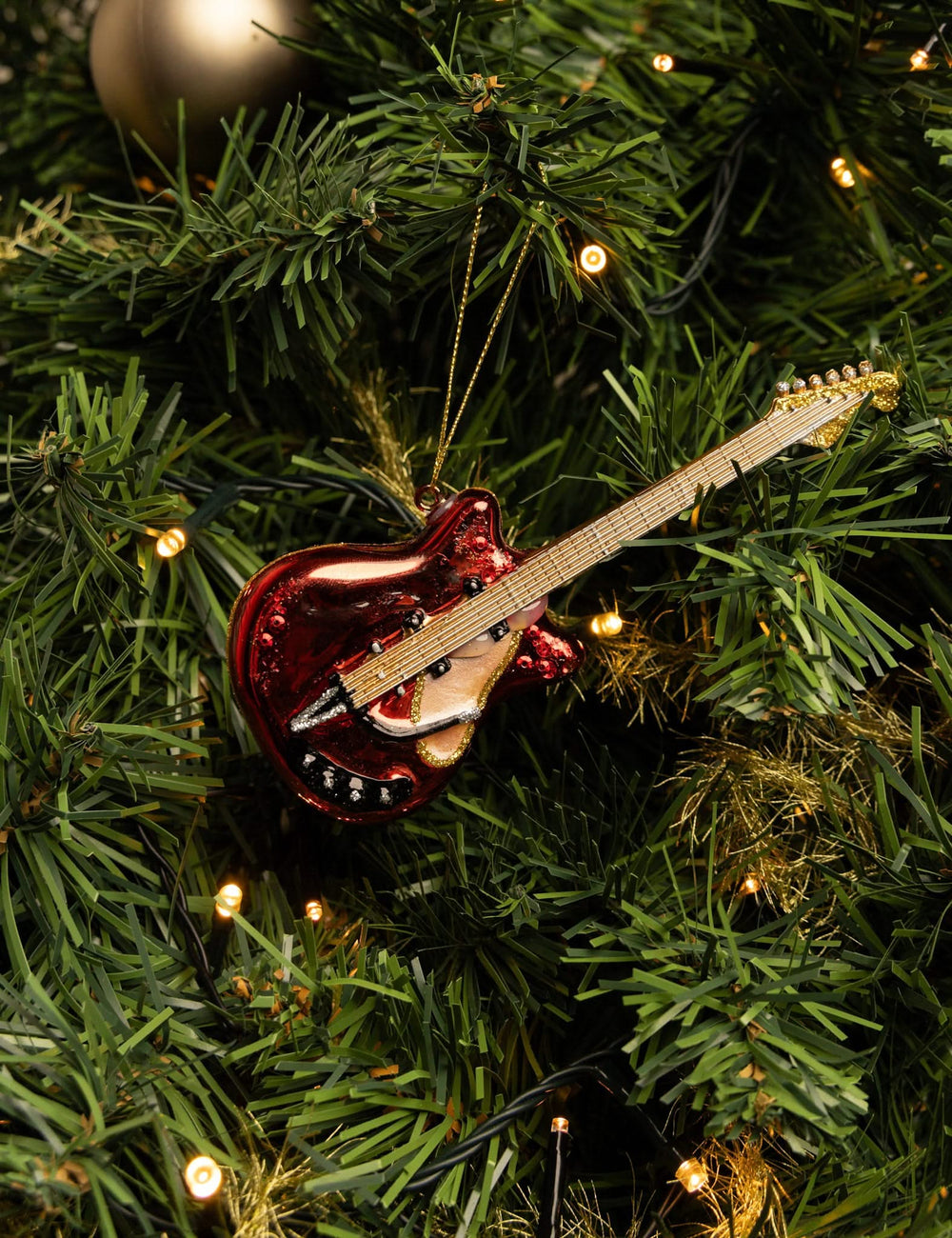 Nordic Light Weihnachtskugel Gitarre 15 cm