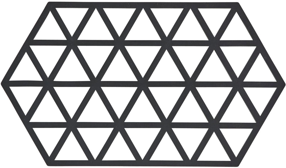 Zone Denmark Topfuntersetzer Triangles - Schwarz - 24 x 14 cm