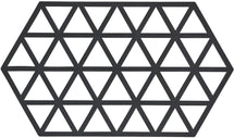 Zone Denmark Topfuntersetzer Triangles - Schwarz - 24 x 14 cm