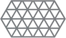 Zone Denmark Topflappen Triangles - Cool Grey - 24 x 14 cm