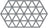 Zone Denmark Topflappen Triangles - Cool Grey - 24 x 14 cm