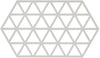 Zone Denmark Topfuntersetzer Triangles - Warmes Grau - 24 x 14 cm