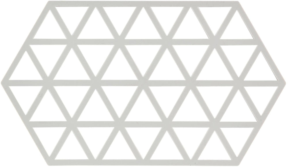 Zone Denmark Topfuntersetzer Triangles - Warmes Grau - 24 x 14 cm