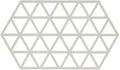 Zone Denmark Topfuntersetzer Triangles - Warmes Grau - 24 x 14 cm