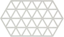 Zone Denmark Topfuntersetzer Triangles - Warmes Grau - 24 x 14 cm