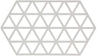 Zone Denmark Topfuntersetzer Triangles - Warmes Grau - 24 x 14 cm