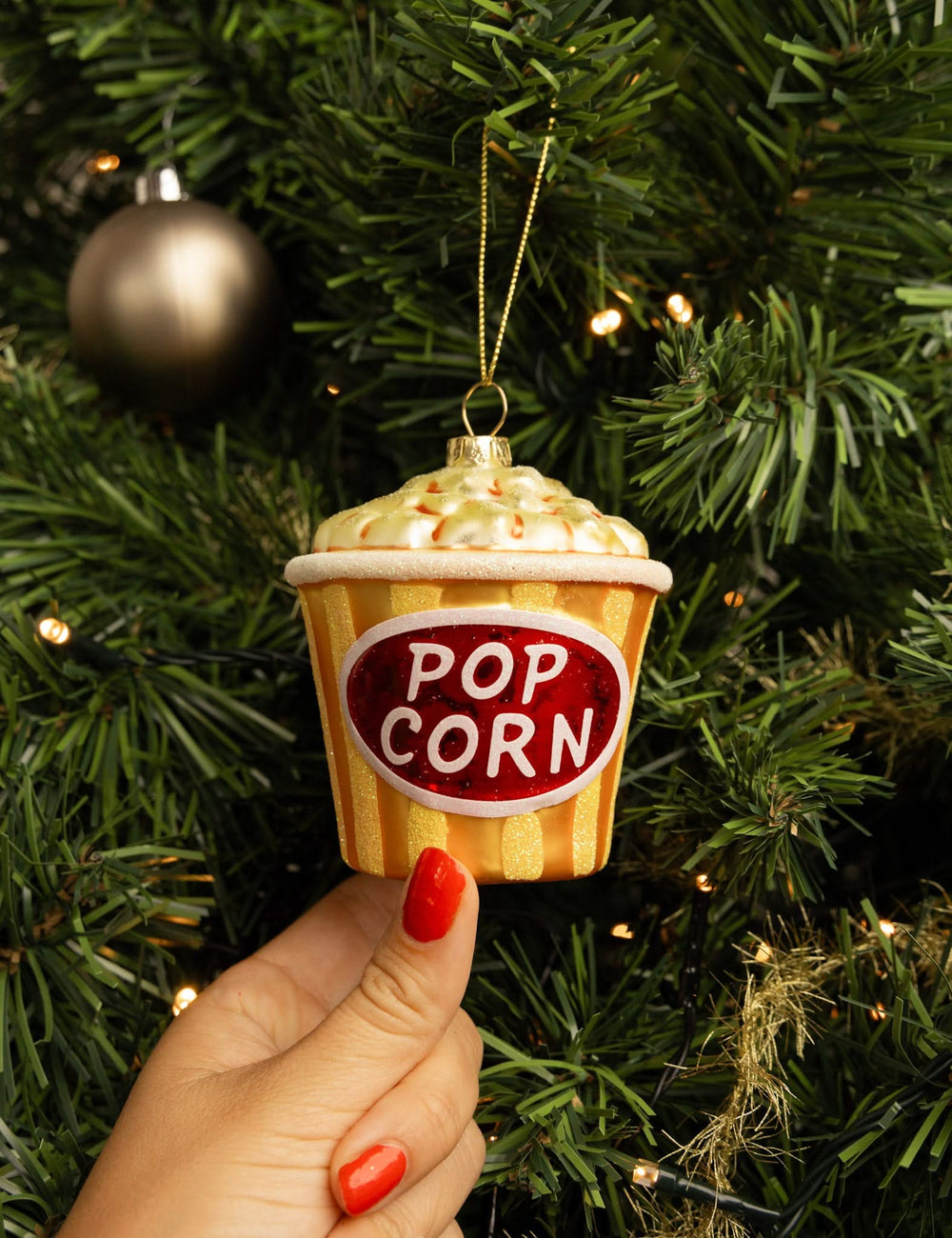 Nordic Light Weihnachtskugel Popcorn 9 cm