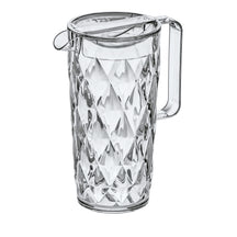 Koziol Gießkanne / Karaffe - unzerbrechlich - Crystal 1.6 Liter mit 4 Wassergläsern 250 ml