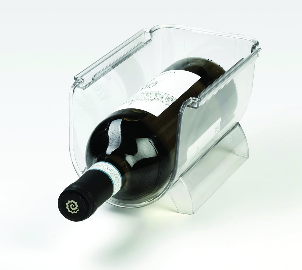 Ghidini Weinregal / Flaschenhalter für 1 Flasche – Kunststoff – Stapelbar – Erweiterbar