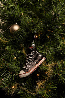 Nordic Light Weihnachtskugel Sneaker Schwarz 11 cm