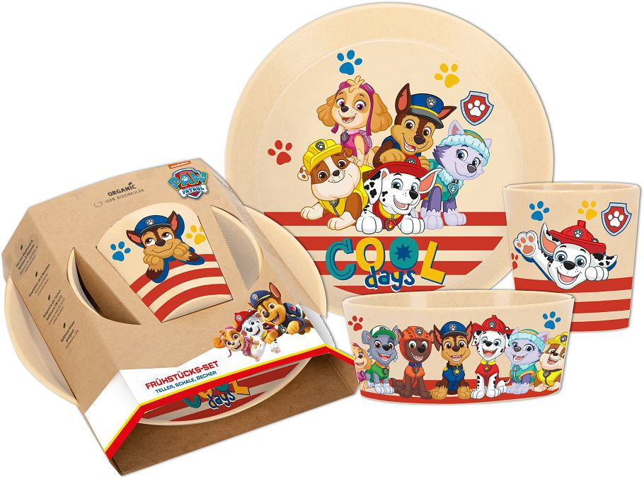 Koziol Kindergeschirr Connect Paw Patrol Creme 3-teilig