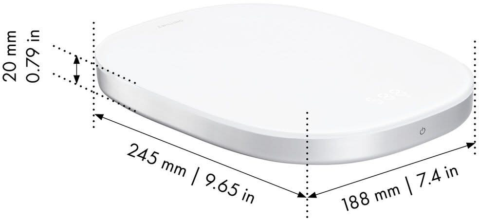 Zwilling Küchenwaage Enfinigy Weiß 10 Kg