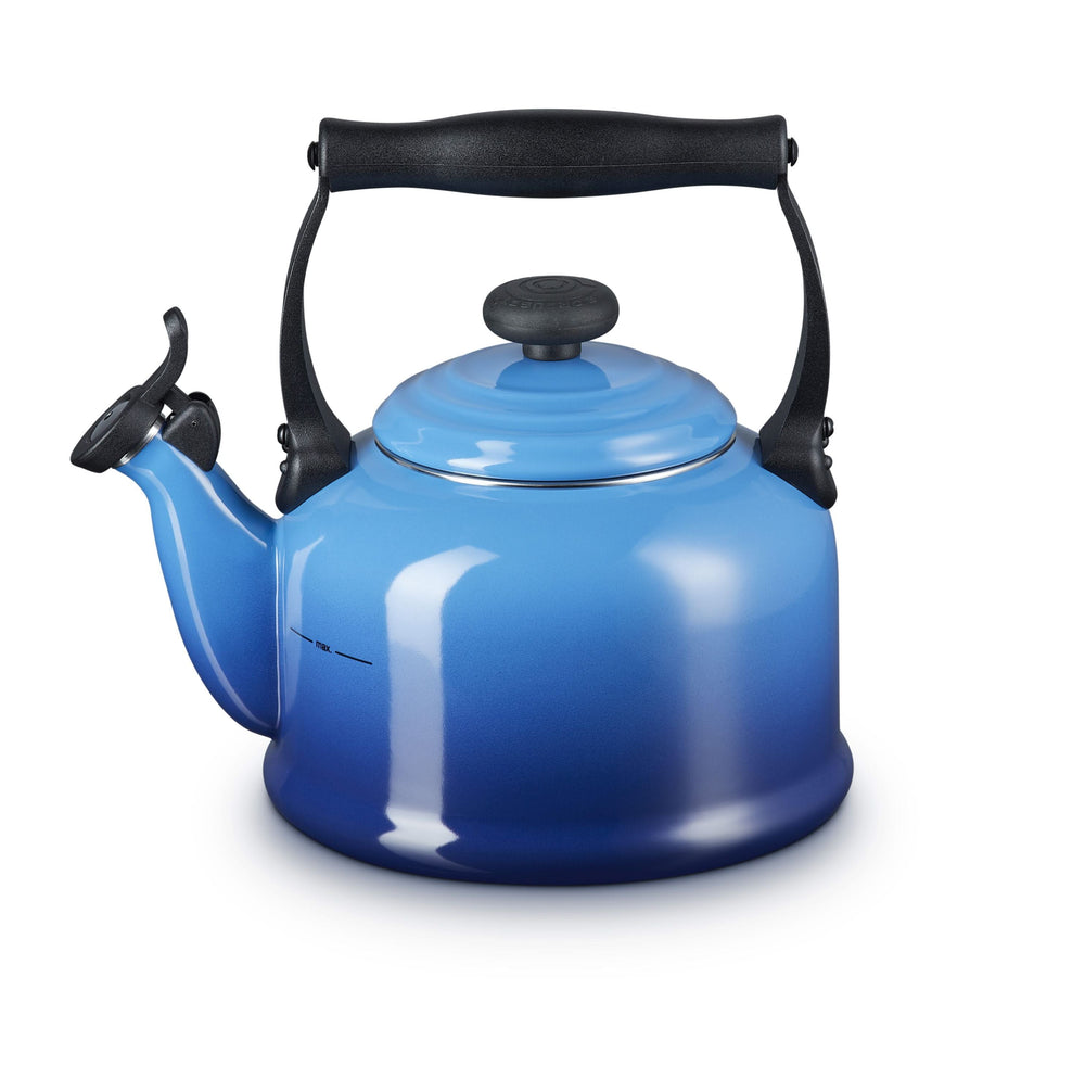 Le Creuset Wasserkessel / Flötenkessel Tradition - Induktion - Azure - 2.1 Liter