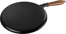 Staub Pfannkuchenpfanne Schwarz - ø 28 cm - Emaillierte Antihaftbeschichtung