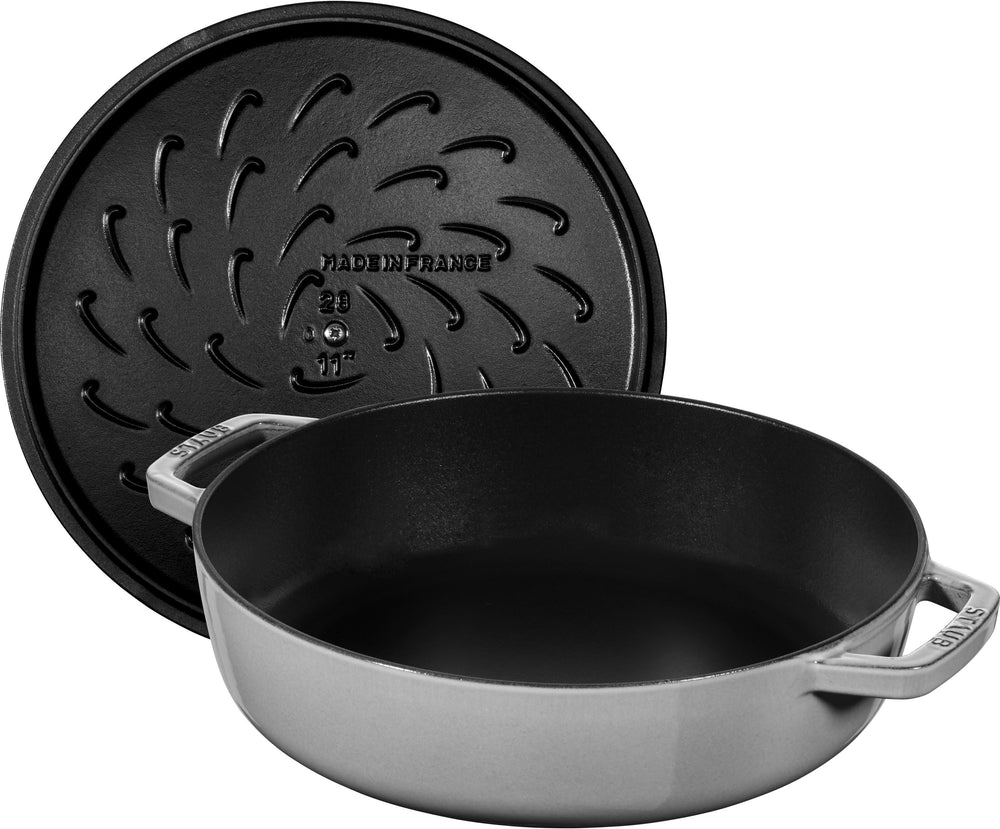 Staub Bräter Chistera Graphitgrau - ø 24 cm / 2.4 liter