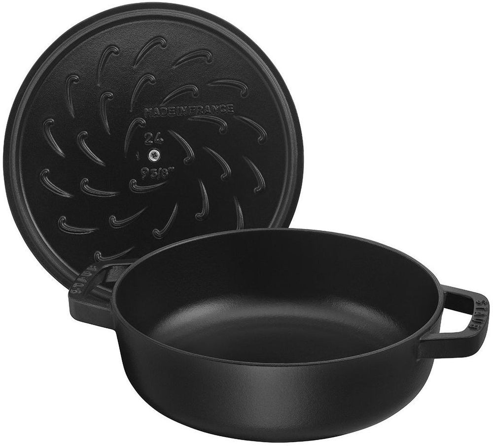 Staub Bräter Chistera Schwarz - ø 28 cm / 3.7 liter