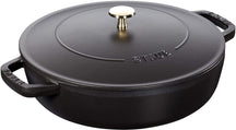 Staub Bräter Chistera Schwarz - ø 24 cm / 2.4 liter