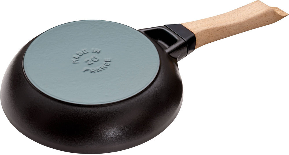 Staub Bratpfanne Schwarz - ø 20 cm - Emaillierte Antihaftbeschichtung