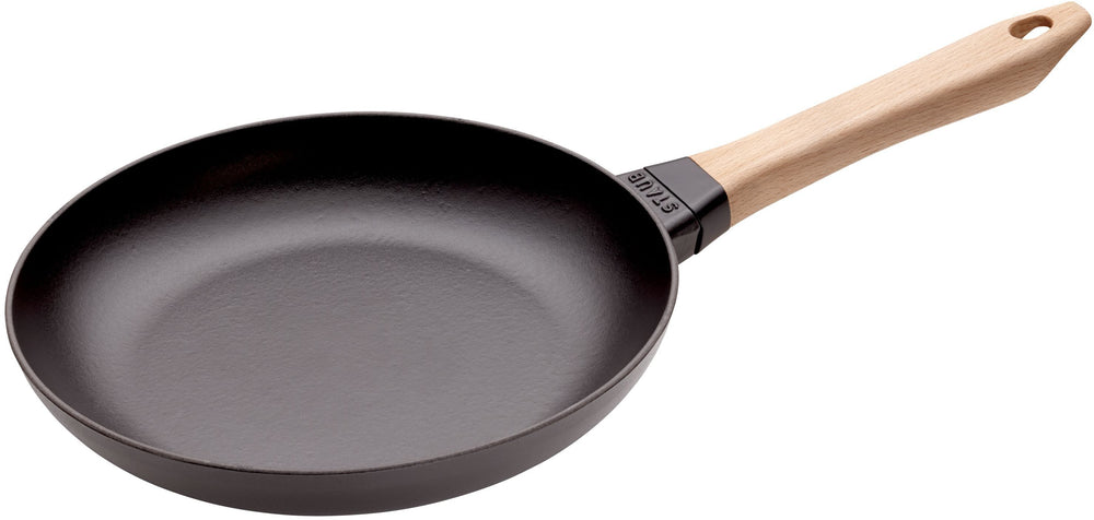 Staub Bratpfanne Schwarz - ø 26 cm - Emaillierte Antihaftbeschichtung