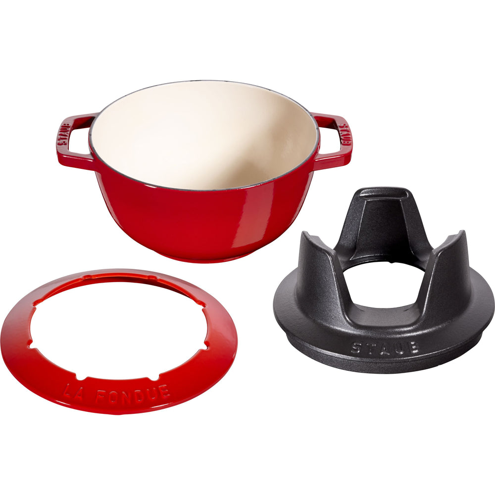 Staub Fondueset Kirsche - ø 20 cm / 2.36 Liter