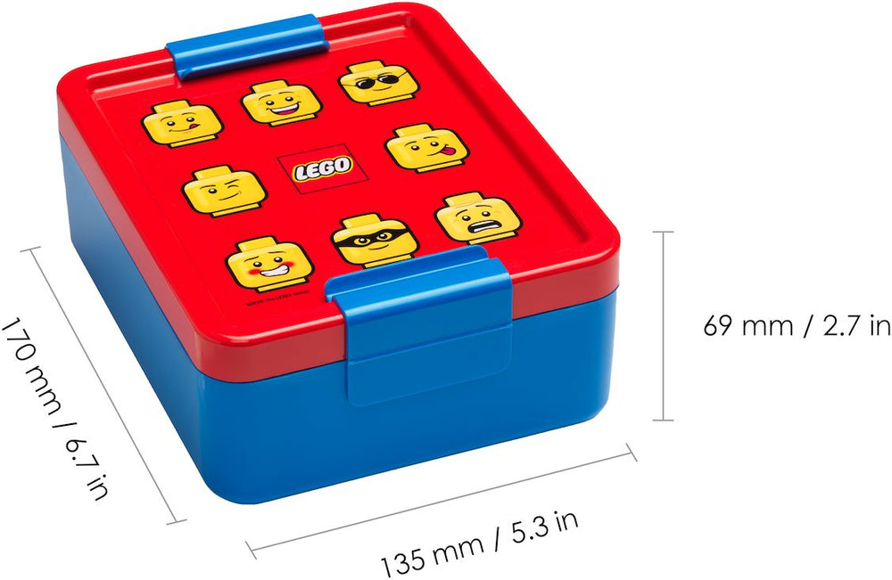 LEGO® Lunch-Set Classic - Rot / Blau