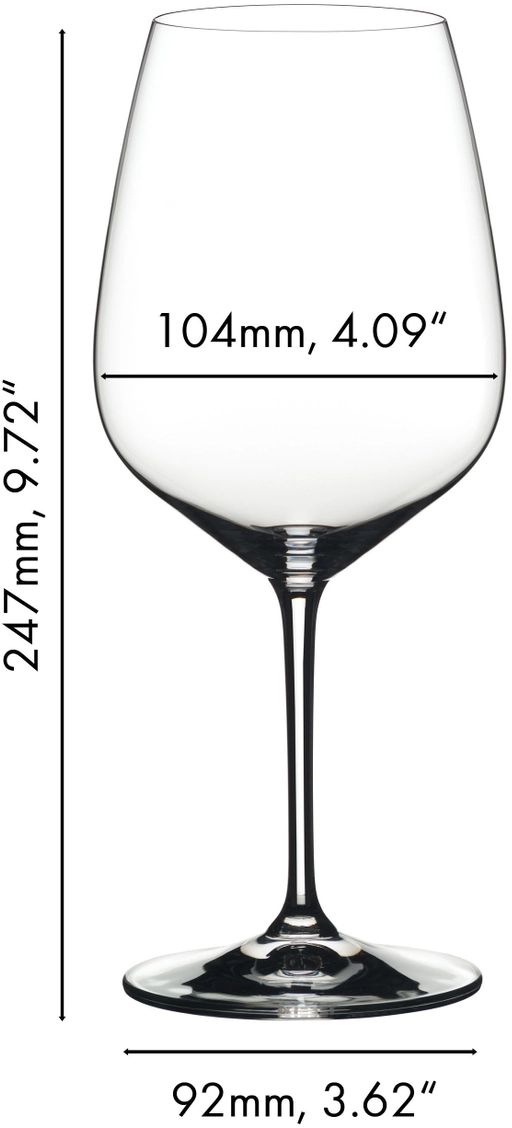 Riedel Rote Weingläser Extreme - Cabernet - 4 Stücke