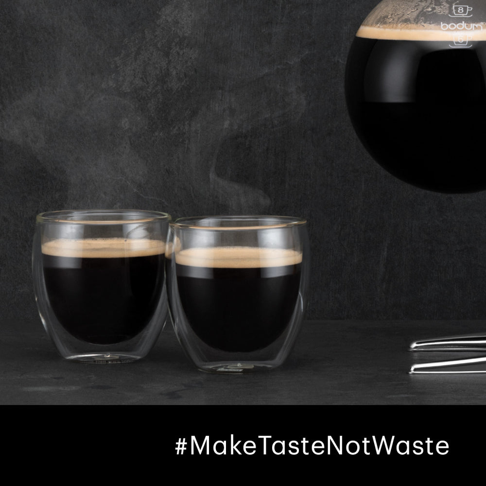 Bodum Doppeltwandige Kaffee- und Teegläser Pavina - Patentiertes Ventil - 250 ml - 6 Stück