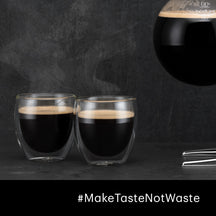 Bodum Doppeltwandige Kaffee- und Teegläser Pavina - Patentiertes Ventil - 250 ml - 6 Stück