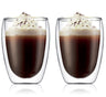 Bodum Doppeltwandige Kaffee- und Teegläser Pavina - Patentiertes Ventil - 320 ml - 2 Stück