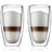 Bodum Doppeltwandige Latte Macchiato Gläser Pavina - Patentiertes Ventil - 450 ml - 2 Stück