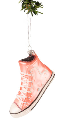 Nordic Light Weihnachtskugel Sneaker Rosa 11 cm