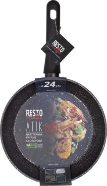 Resto Kitchenware Bratpfannenset Atik ø 22 + 24 + 26 + 28 cm - Induktion und alle anderen Wärmequellen