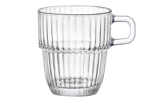 Bormioli Rocco Kaffeetassen mit Henkel - Stapelbar - Barshine 185 ml - 6 Stück