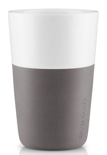 Eva Solo Latte Macchiato Becher Elephant Grey 360 ml - 2 Stück