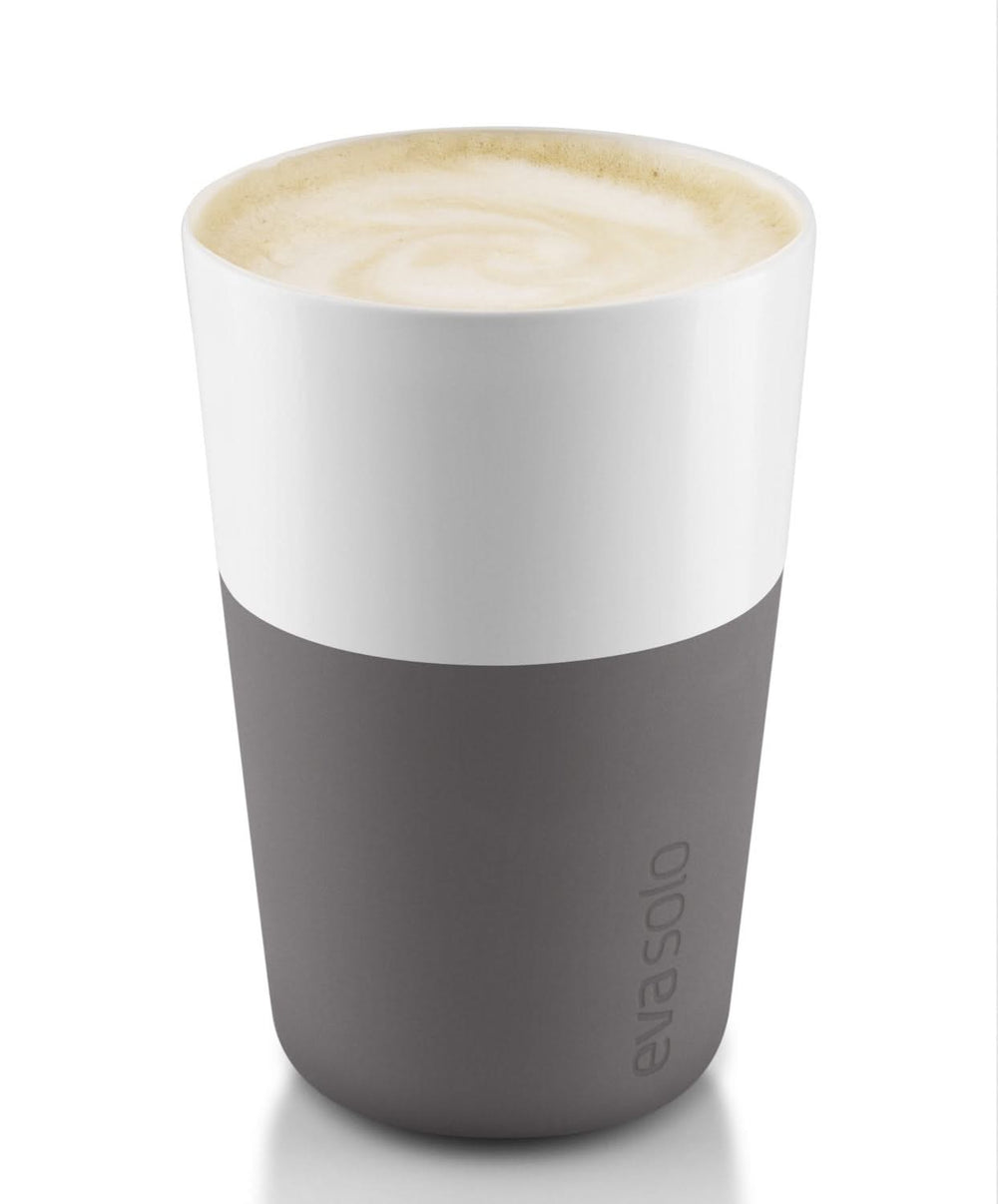 Eva Solo Latte Macchiato Becher Elephant Grey 360 ml - 2 Stück