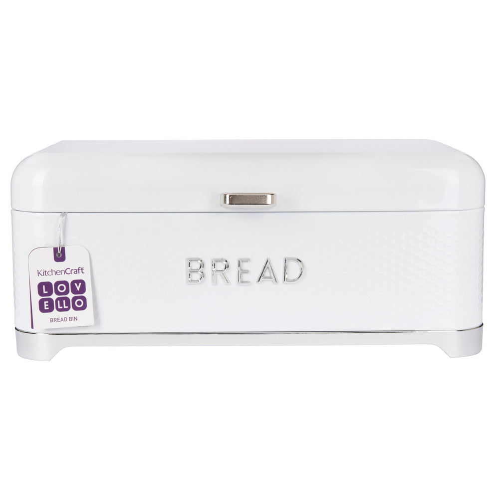 KitchenCraft Brotkasten Lovello Ice White