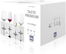 Schott Zwiesel Weinglas-Set (Sektgläser, Weißweingläser & Rotweingläser) Taste 18-teilig