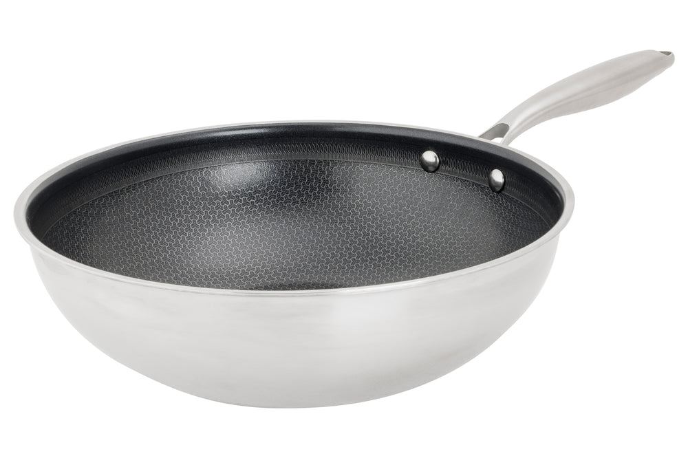 Cookinglife Wok-Pfanne HexaCook ø 28 cm - NON STICK - keramische antihaftbeschichtung - PFAS-frei - geeignet für alle Wärmequellen
