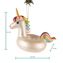 Nordic Light Weihnachtskugel Einhorn Schwimmring 16 cm