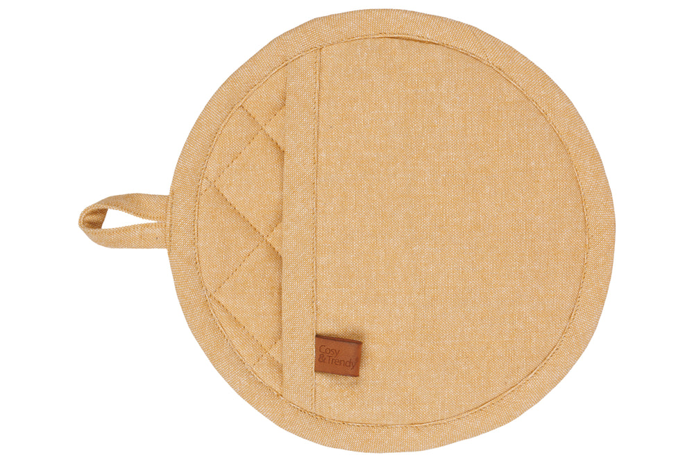 Cosy & Trendy Topflappen Stoff Amber Gold