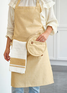 Cosy & Trendy Topflappen Stoff Amber Gold