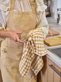 Cosy & Trendy Geschirrtücher Stoff Amber Gold 50 x 70 cm - 3-teilig