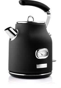 Westinghouse Retro Wasserkocher + Toaster 2 Schlitze - Schwarz