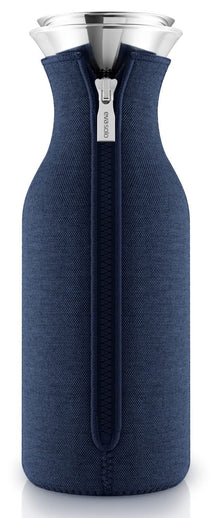 Eva Solo Kühlschrank Karaffe tropffrei Neopren Marineblau 1 Liter