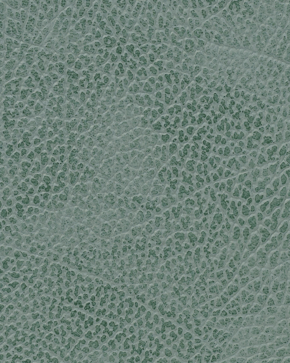 LIND DNA Untersetzer Hippo - Leder - Pastellgrün - ø 10 cm - 4 Stück