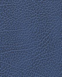 LIND DNA Tischsets Hippo - Leder - Marineblau - Curved - 44 x 37 cm - 2 Stück